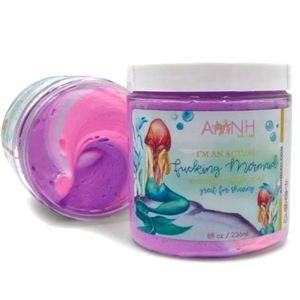 AMNH Skin Care Mermaid Kisses Whipped Soap - Shaving Washing Cleansing Aminnah